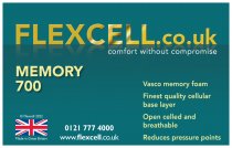 Flexcell.co.uk 700 mattress 37 degree cover