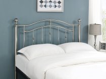 Porto Chrome and crystal metal bed