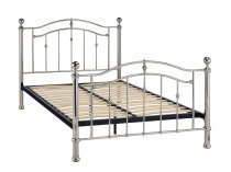 Porto Chrome and crystal metal bed