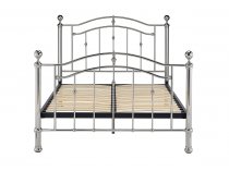 Porto Chrome and crystal metal bed
