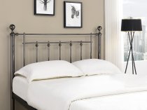 Skala Black Chrome and crystal metal bed