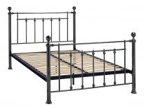 Skala Black Chrome and crystal metal bed