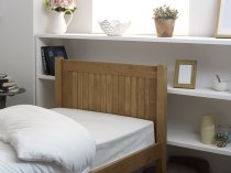 Tralo Wooden bed frame in pine finish