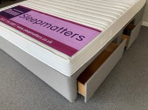 Opurest mattress and Torde Drawer Divan Set in PREMIUM Fabric
