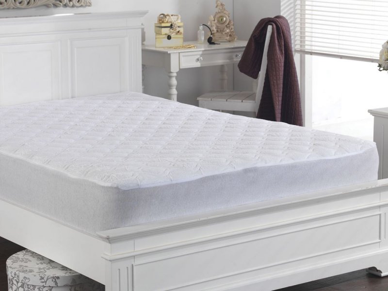 Luxcell Waterproof Cotton Terry Quilted Mattress Protector